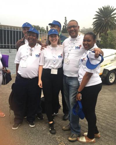 Sonntagmorgen in Northpine mit den Jugendleitern aus dem Bezirk Durban